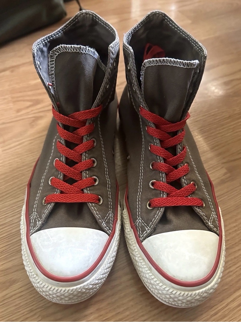 Converse Canvas High-Top Sneakers Unisex Size 7M/9W Olive Drab 139910C